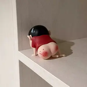 Funny Butt Figurine - Cute Cartoon Home Decor Statue, Car Dashboard Accessory, Desk Ornament, Room Gag Gift
