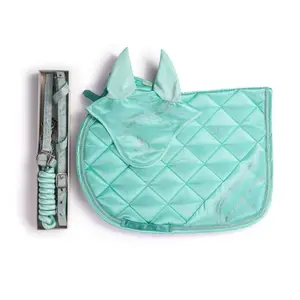 Glow — Jumping Collection Saddle pad & ear bonnet & horse halter & lead rope in gift box