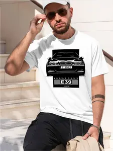 Bavarian E39 rapper graph tees aesthet clothes ential edition d 2026 new model Black/White Tee Stylish & Comfortable Loose Crew Neck Short Sleeve T-shirts Versatile On Trend Eye Catching Printed Gr