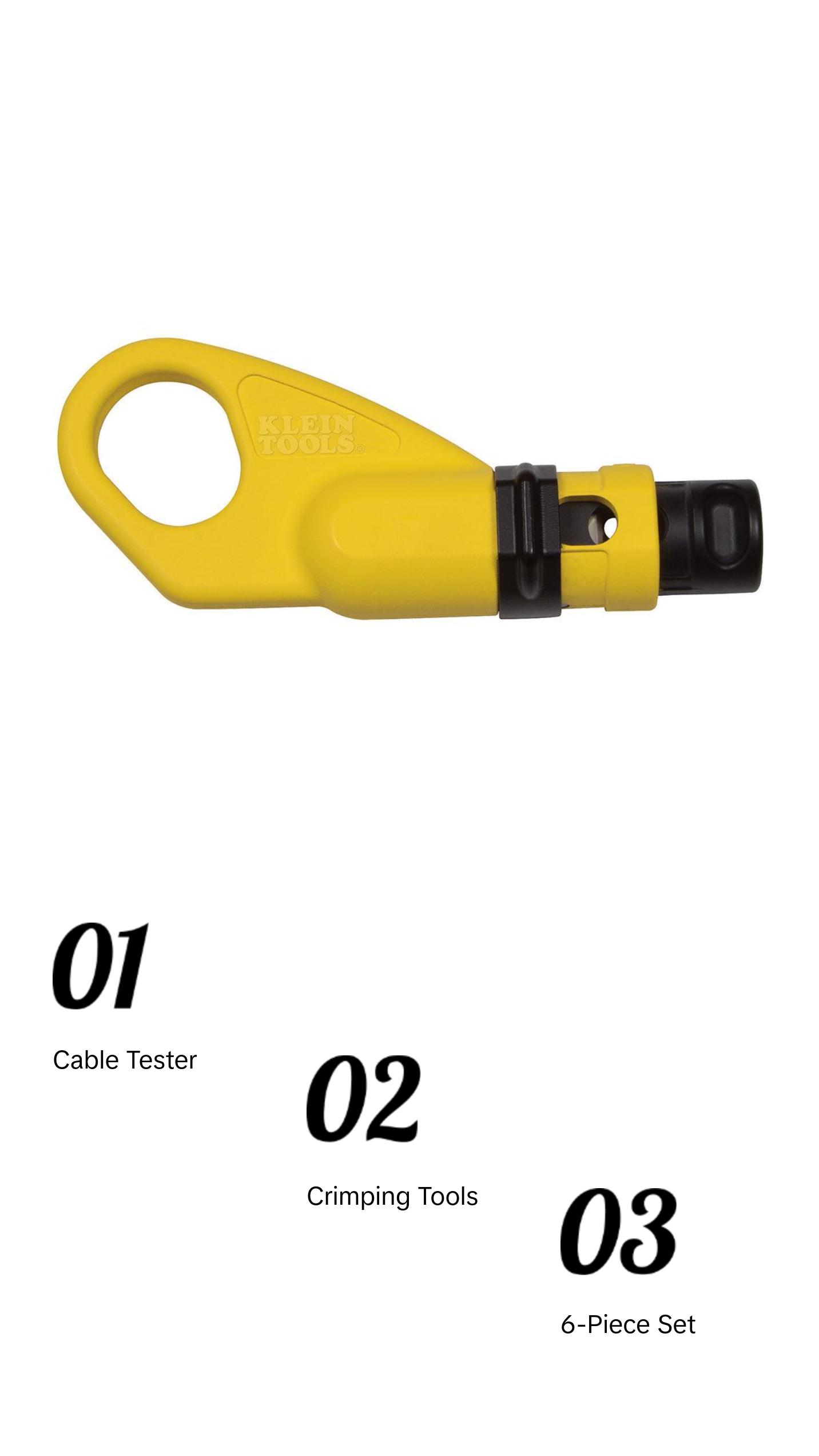 Klein Tools VDV001819 VDV Apprentice Tool Set, 6 Pc.