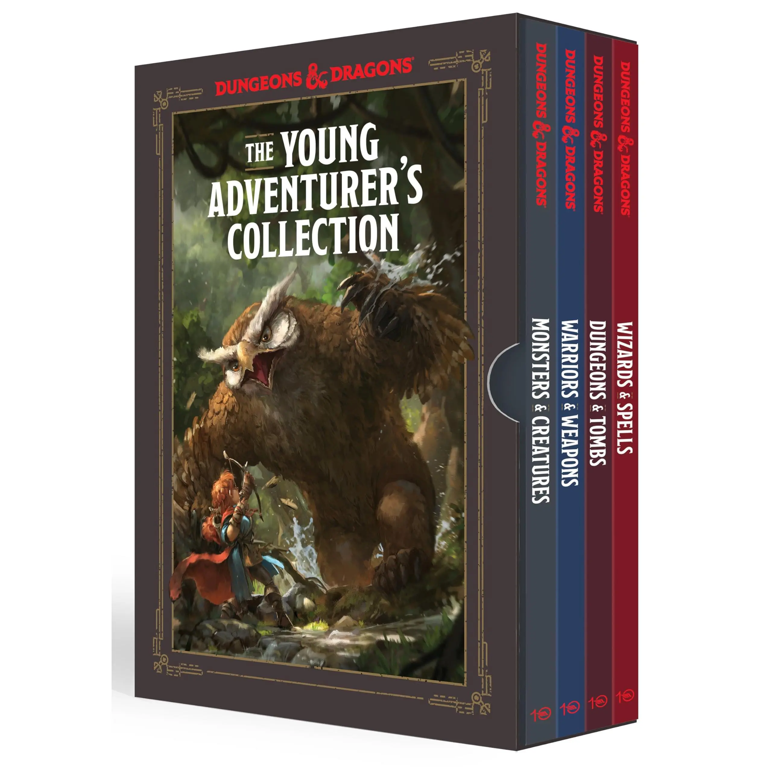 The Young Adventurer's Collection Box Set 1 [Dungeons & Dragons 4 Books]: Monsters & Creatures, Warriors & Weapons, Dungeons & Tombs, and Wizards & Sp -- Jim Zub - Paperback