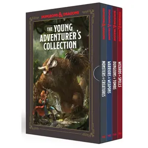 The Young Adventurer's Collection Box Set 1 [Dungeons & Dragons 4 Books]: Monsters & Creatures, Warriors & Weapons, Dungeons & Tombs, and Wizards & Sp -- Jim Zub - Paperback