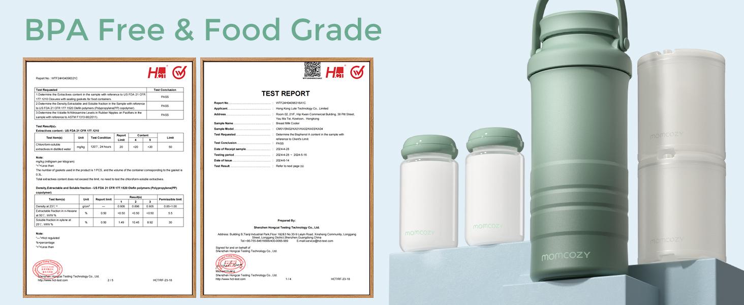 Momcozy 22oz Portable Breast Milk Cooler for Outdoor & Momcozy Portable Milk Warmer for Travel