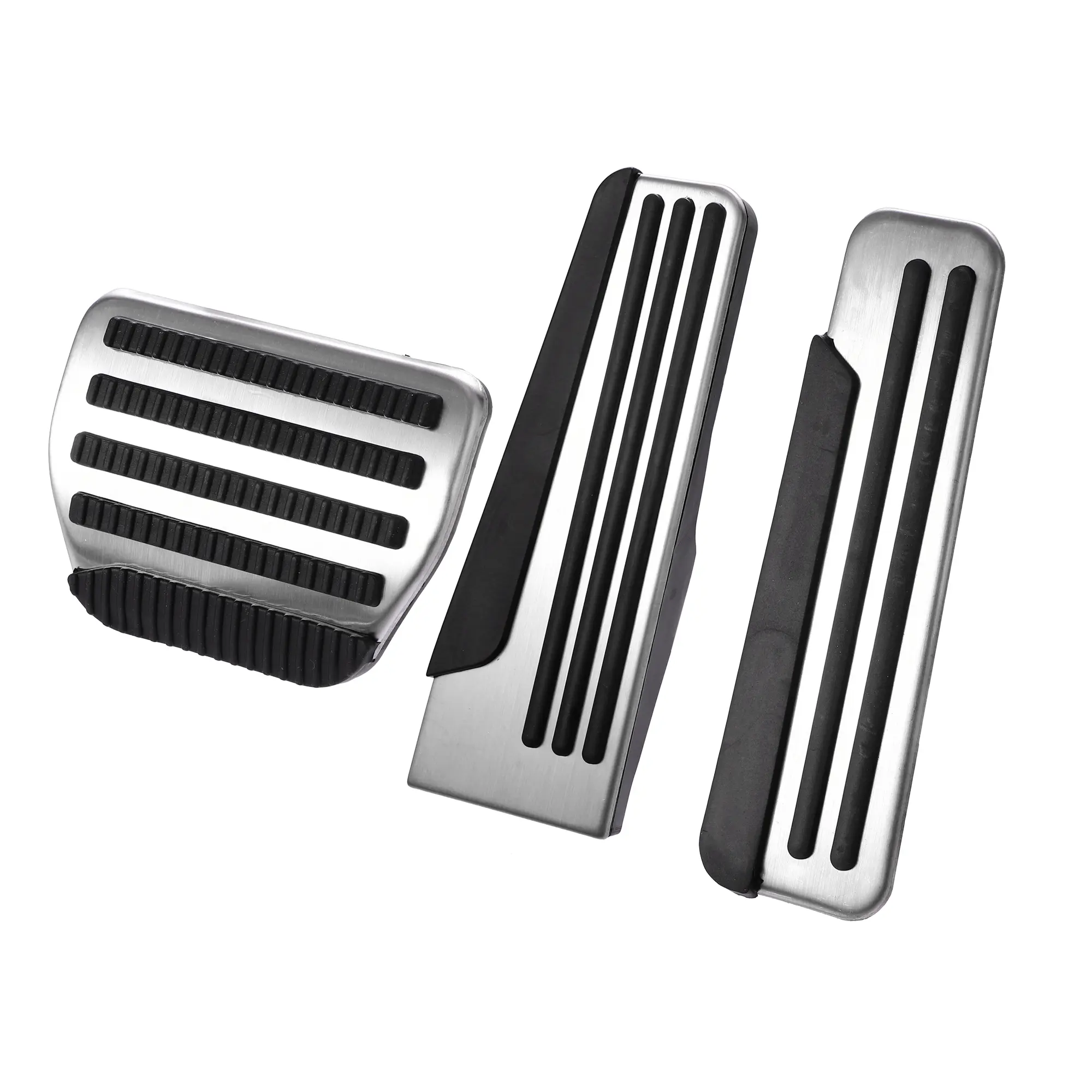 3pcs Fuel Brake Pedals Kit for Infiniti Q50 Q60 Q70 QX70 G25 G35 G37 M25 EX FX Anti-Slip Foot Rest Pads Footrest Stainless Steel Car Pedals Cover No Drills