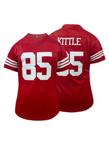 Women's Embroidered Football Jersey,Loose-Fit Sporty V-Neck Short Sleeve T-Shirt, Gym Workout Tops, Athletic Tops, Breathable Quick-Dry Fabric, Ideal for Training & Casual Outdoor Activities, All-Season Sports Wear