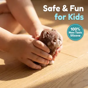 Handmade Super Cute Soft Cat Kittens Squeeze Toy, 3D Realistic Pet Cat Toy, Perfect Holiday Gift for Cat Lovers, Fun Interactive Companion