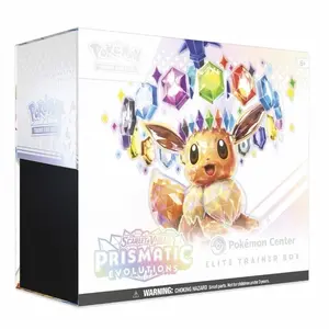 Prismatic Evolutions Pokemon Center Exclusive Elite Trainer Box - 11 Booster Packs - Pokemon Scarlet Violet TCG Trading Card Collectibles SA
