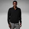Fabletics Men's Foundation Scrub Jacket, Menswear Plain Layered Top with Spandex-Polyester Fabric