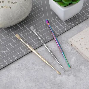 3 piece of Dual-End Stainless Steel Pottery Carving Tool, Clay Sculpting & Modeling Tool