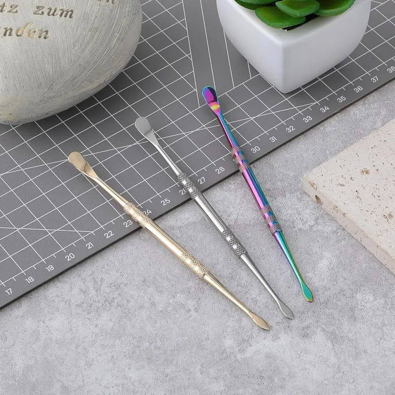 3 piece of Dual-End Stainless Steel Pottery Carving Tool, Clay Sculpting & Modeling Tool