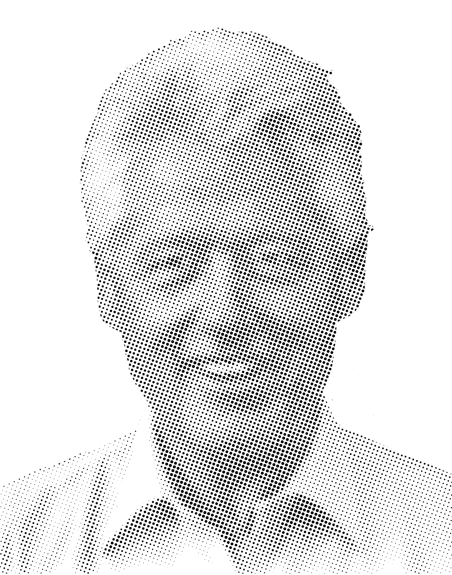 Bill Clinton Halftone Stencil