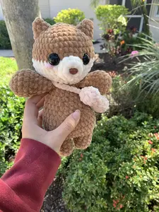 handmade crochet squirrel plush cute animal plushie
