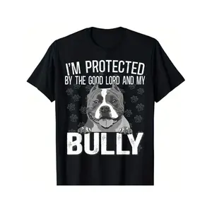 Bully XL Pitbull Protected by The Lord And My American Bully Gift Unisex T-Shirt