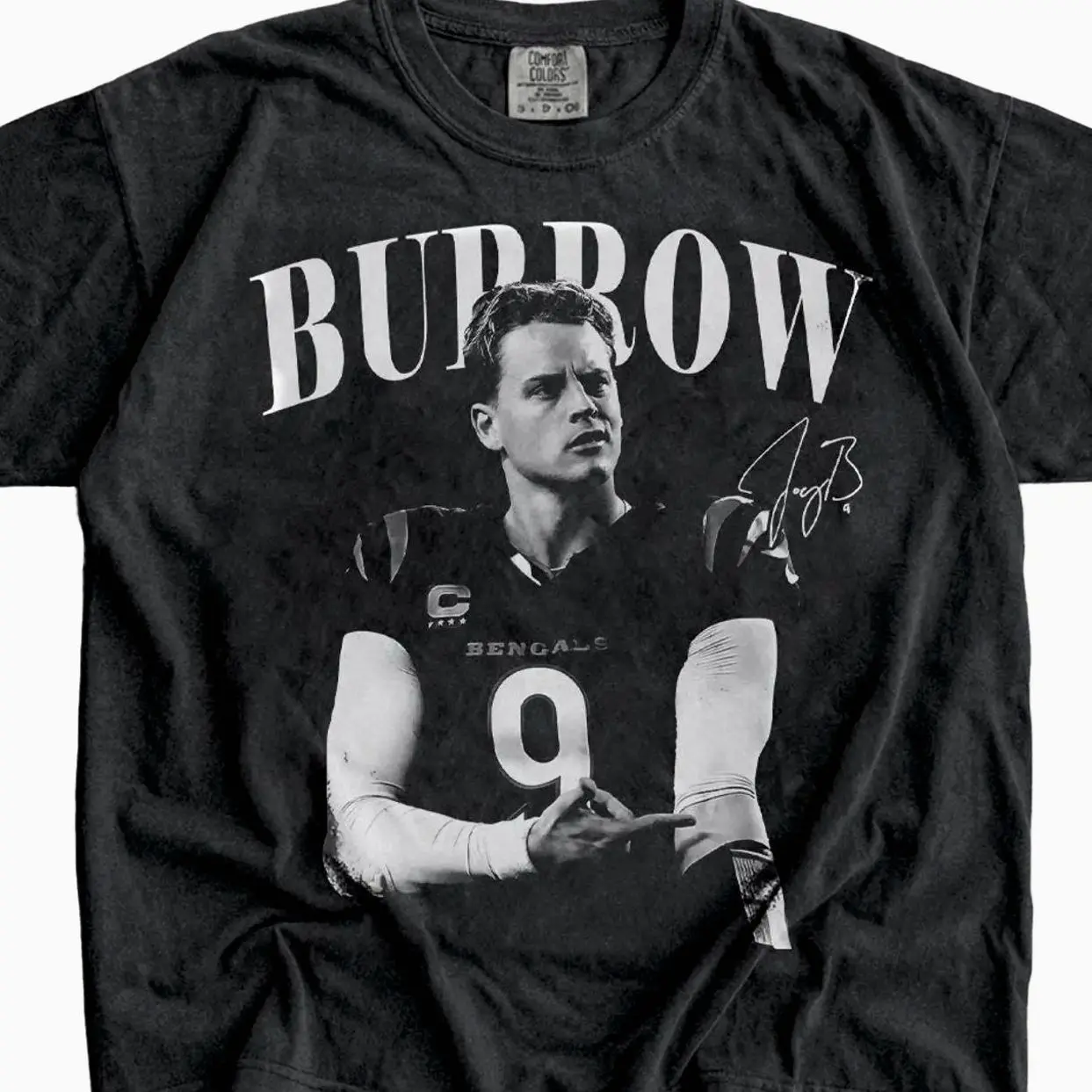 Vintage Joe Burrow Shirt, Game Day Graphic Tee, Unisex Men & Women, Trendy Streatwear Gift, Cotton