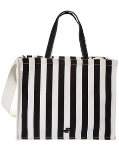 PATOU JP Large Striped Canvas Tote