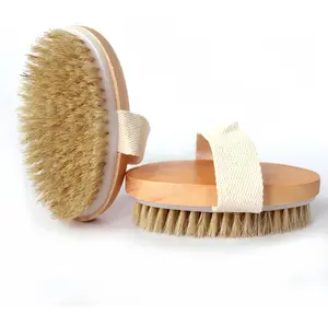 2 count Dry Brushing  Brush, Bristle   Scrubbers for ,Cellulite,Lymphatic Drainage and Improve  Circulation