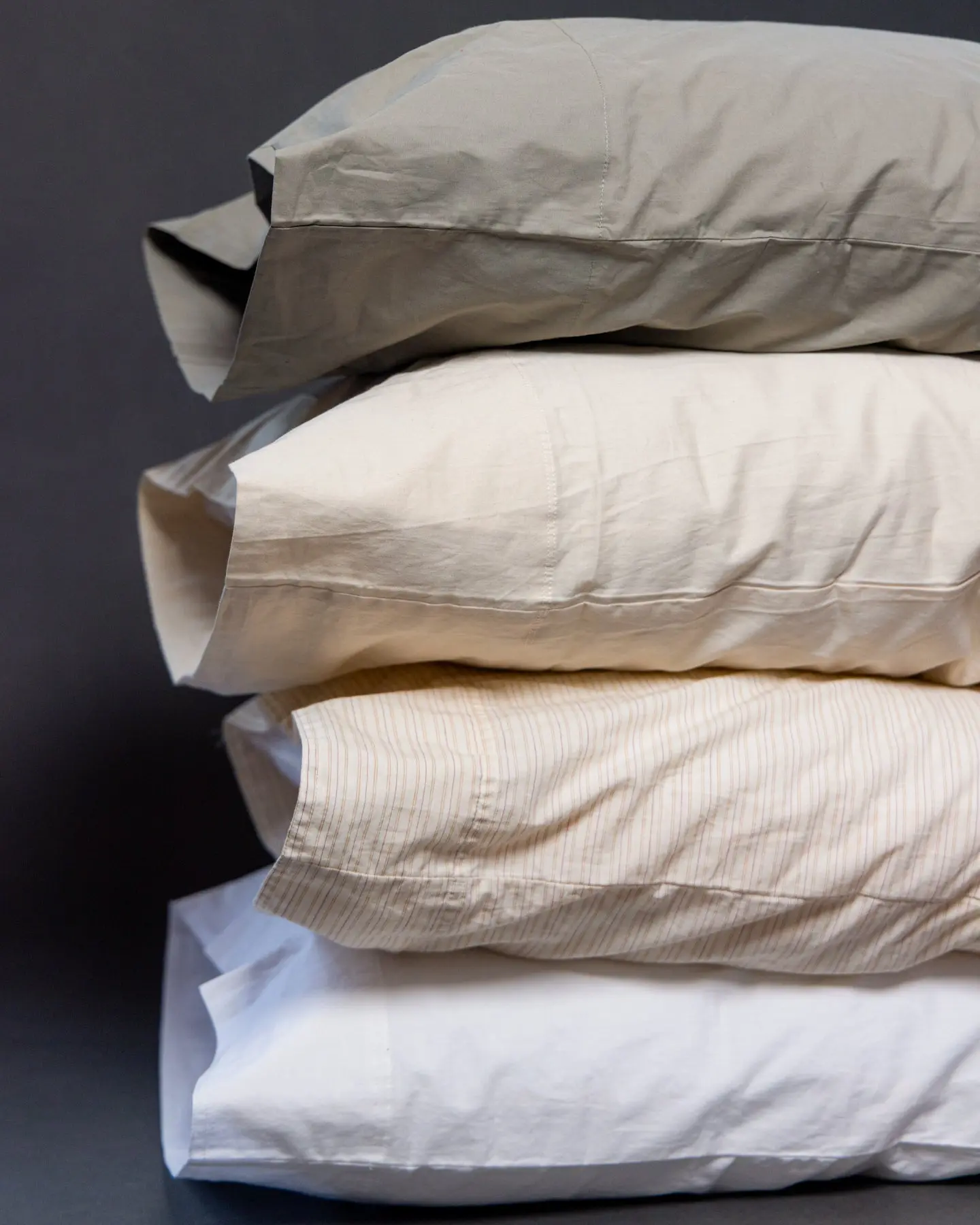 Willow Organic Cotton Percale Pillowcase Set - 300 TC