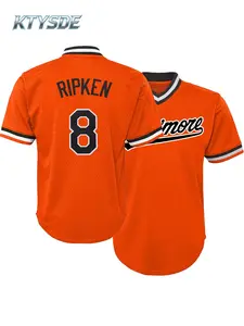 Baltimore Ripken 8 Baseball Jersey for Men Women Stitched V-Neck Breathable Baseball Uniform Game Day Fan Outfit