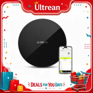 Ultrean Smart Food Kitchen Scale,App with 20 Nutrients Tracking,Digital Grams and Ounces for Weight Loss,Baking, Cooking,Keto and Meal Prep,6 Weight Units,33lb