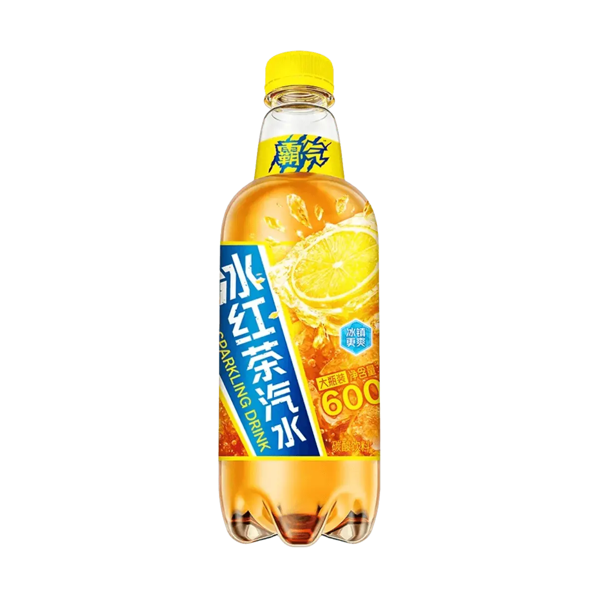 Chi Forest Iced Tea Soda 600ml - Bold Flavor, Strong Carbonation, Zero Aspartame, Refreshing Drink
