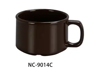 Yanco NC-9014C 12 oz Sesame Chocolate Soup Mug - 2.75 x 4 in. - Pack of 48