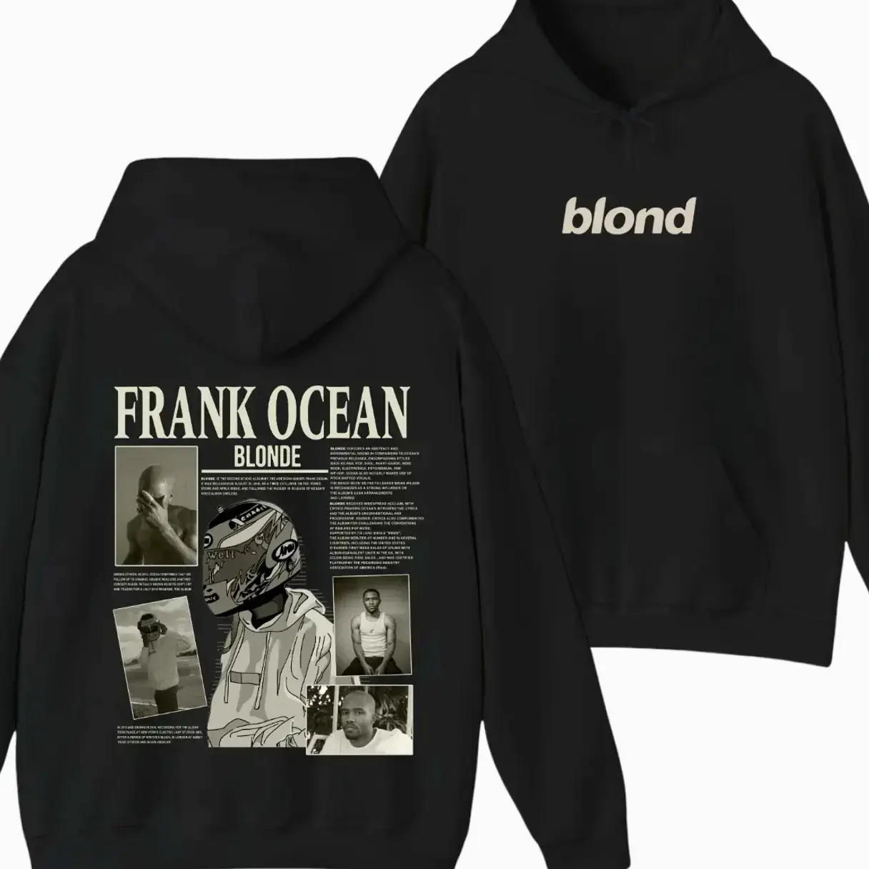 Frank Ocean Graphic Hoodie Cotton Shirt, Full Color, Full Size, Gift For Men, Gift For Women, Gift For Fans, Comfort Menswear Tops Classic,  Streetwear, Trendy Hoodie