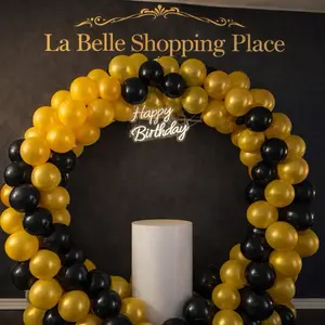 Black  & Gold 12” Balloons