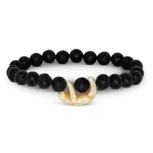 Wander Sloth Tracking Bracelet - Lava Stone