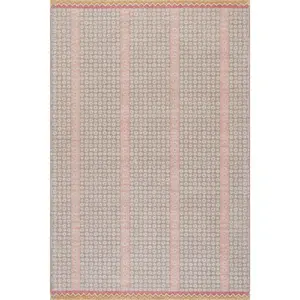 Padma Lakshmi Pondicheri Hand-Tufted Striped Wool-Blend Rug