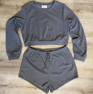 Summer Sunset Two Piece Set - Long sleeve with shorts