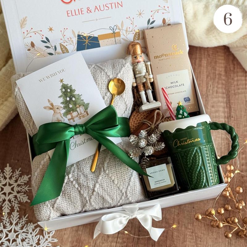 Winter gift basket, cozy christmas gift box, holiday gift box, gift box christmas, Gift for colleagues