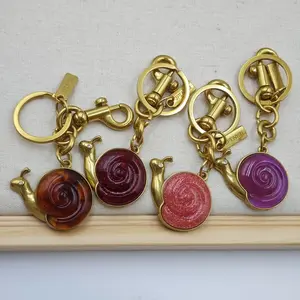 {Keychain} Cute Snail Pendant Keychain - Fashion Snail Pendant Bag Pendant