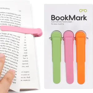 3 Pcs Automatic Bookmarks, Smart Silicone Bookmarks for Men and Women, Perfect Gift for Reading Lovers, Party Favor