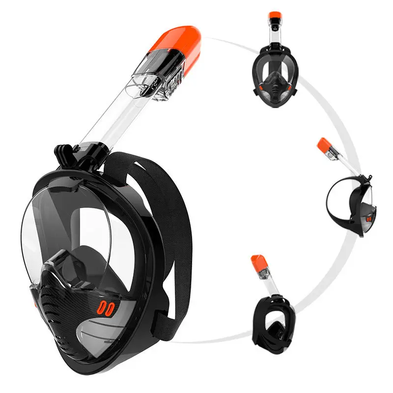 Oceanic Full Dry Diving Wetsuit and Snorkeling Mask Combo