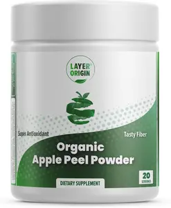 Organic Apple Peel Powder to Boost Akkermansia and Bifidobacteria Growth for Gut Health and Digestive Support Rich in Polyphenols and Natural Fiber for Microbiome Balance Non-GMO Superfood Supplement for Women and Men Wellness Support