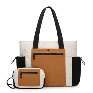 Milan Chiva Tote Bag for Women Puffer Bag 2pcs Milan Chiva Tote Bag for Women Puffer Bag 2pcs