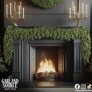 Heritage Pine | Hyper-Realistic Soft-Touch 9ft Garland | Premium Density 980g