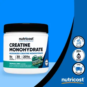 Nutricost Micronized Creatine Monohydrate Powder Supplement Nutricost Micronized Creatine Monohydrate Powder Supplement