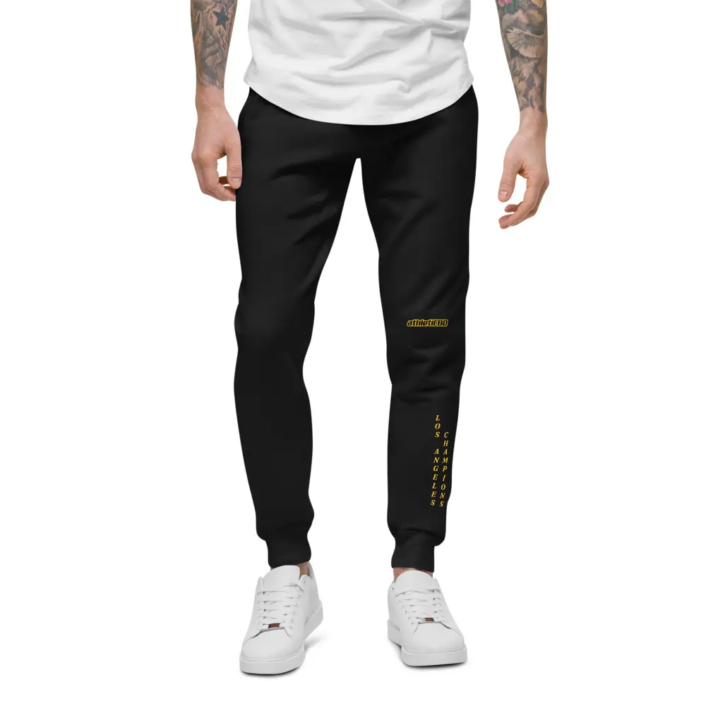 AthletiCBD LA Gold Logo Unisex fleece sweatpants