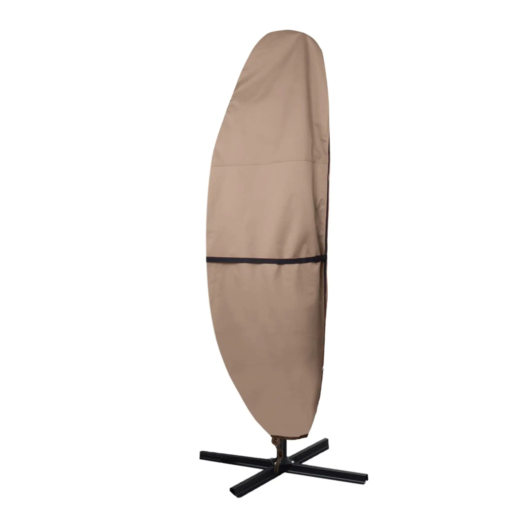 Patio Parasol 600d Waterproof Outdoor Offset Banana Style Umbrella Cover - Fits Cantilever 7.5-11.5 Feet