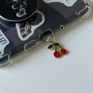 Dust Plug Cherry Charm for USB-C Devices