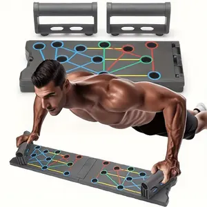 Multifunctional Home and Gym Push-Up Board - Ergonomic for Chest and Shoulder Strength, Pectoral Muscle Building, Posture Improvement | Color Indicator, Durable, Chest Shoulder Trainer Work Out Equipment