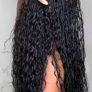 Bohemian Braids 100%Human Hair Bundles for  protective Styles-100g -pre washed -no weft