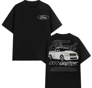Ford SVT Lightning Graphic T-Shirt,American Car Tshirt,Full Size,Full Color - Shades for Everyone - Seasonal Must-Haves - His and Hers Fashion
