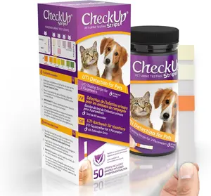 CheckUp 3-in-1 UTI Urine Test Strips for Cats and Dogs