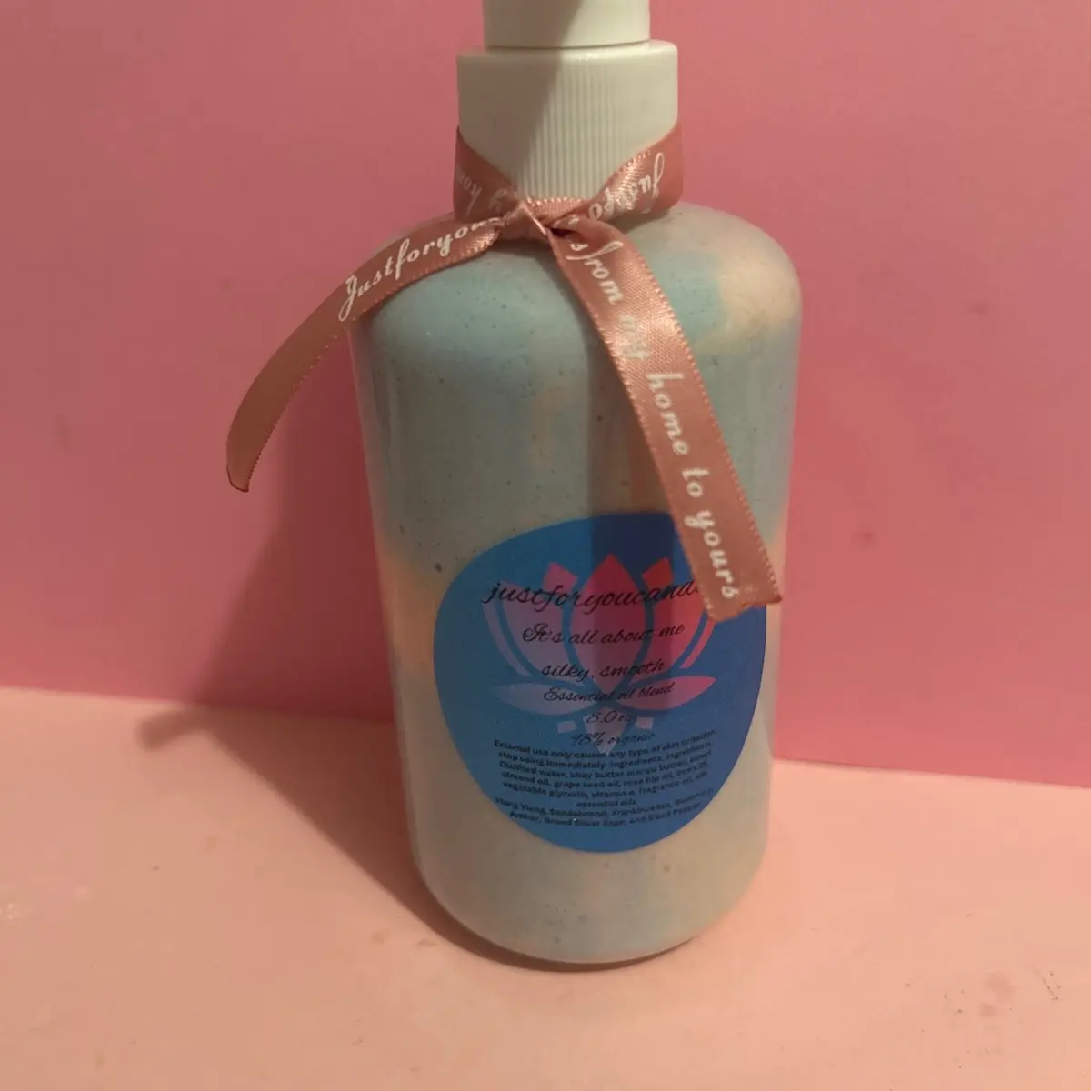 All about me aromatherapy lotion the aromatherapy blend for stress, release FRAGRANCE- Experience the earthy aroma created with essential oils, not artificial fragrances.