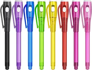 8PCS Invisible Ink Pens for Kids – Spy Party Favors Toys for Boys & Girls, Secret Message Magic Markers, Fun Outdoor Birthday Gifts for Ages 6-13, Easter Basket & Stocking Stuffers