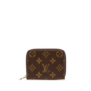 Pre-owned Louis Vuitton Canvas Small Leather Goods Zippy Coin Purse Monogram Coin Purse