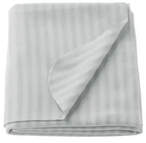 Soft Gray Striped Fleece Throw Blanket Cozy Lightweight Sofa Bed Cover Warm Reversible Plush Blanket for All Seasons 47x63 Inches Machine Washable Modern Design Comfortable Year-Round Use