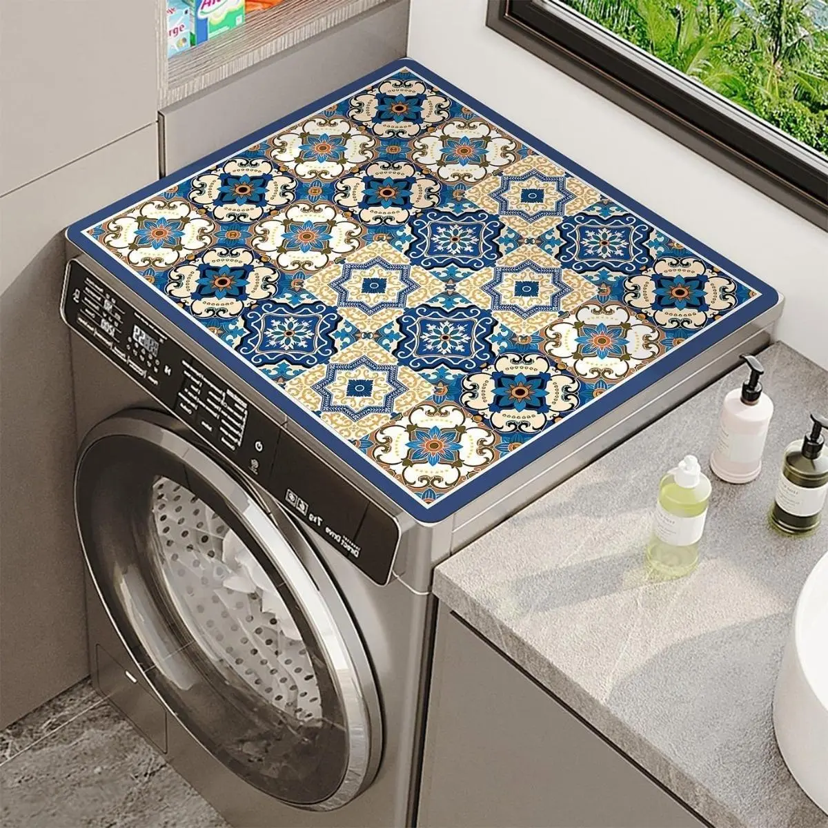 Dish Drying Mat Kitchen Counter Absorbent Pad Faucet Mat Reusable Coaster Washing Machine Dust Cover Kitchen Accessories Countertop Mat Kitchen Decor